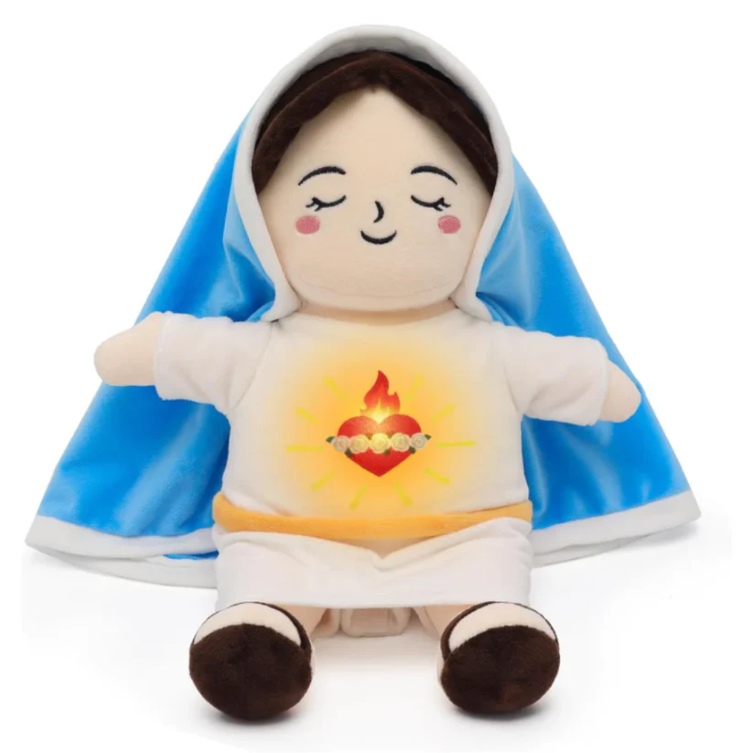 Peluche de María y Jesús
